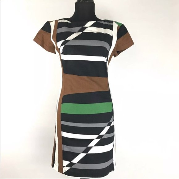 Derek Lam for Design Nation Striped Sheath Dress - Picture 1 of 10